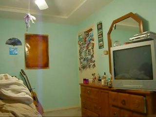 Lady Caught On Camera just after Taking Shower