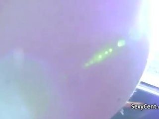 褐发女郎 diva 组 性交 在 出租车