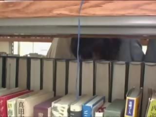 Young young woman Groped In Library