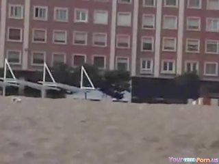 Crazy mademoiselle Rides Her BF In Public