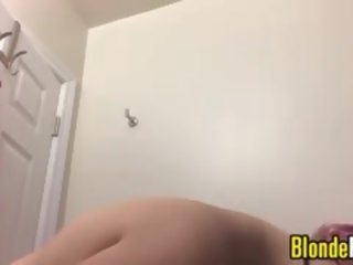 Chubby Blonde lover Gets Ready For Fun