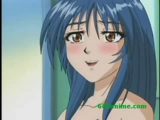 Cartoon chick goes oversexed when posing Naked for a drawing class
