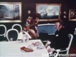 Cổ điển x xếp hạng phim 1960s - tóc rậm full-blown cậu bé tóc nâu - bàn vì ba
