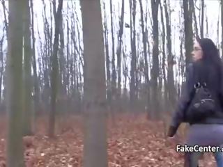 苗條 孩兒 閃爍 屁股 在 公