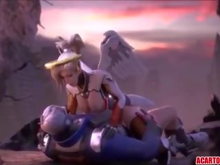 Overwatch misericordia x calificación película recopilación para fans, sucio película vid 80