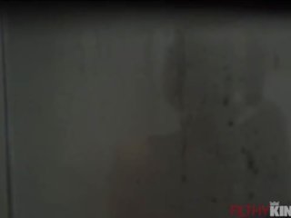 GF Gets Fucked by BF as his teenager movs it From Outside