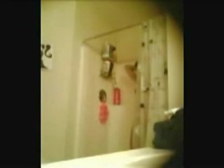 Exceptional outstanding латинка підліток changing і showering на hi