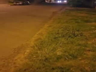 A couple has x rated video in public&period; Stepdaughter sucks her stepfather's shaft on the street&period; Anal sex on the terrace of the building&period; Blowjob in public&comma; outside doors&period; Part 2-2&period; Slutty teen playing with my dick o